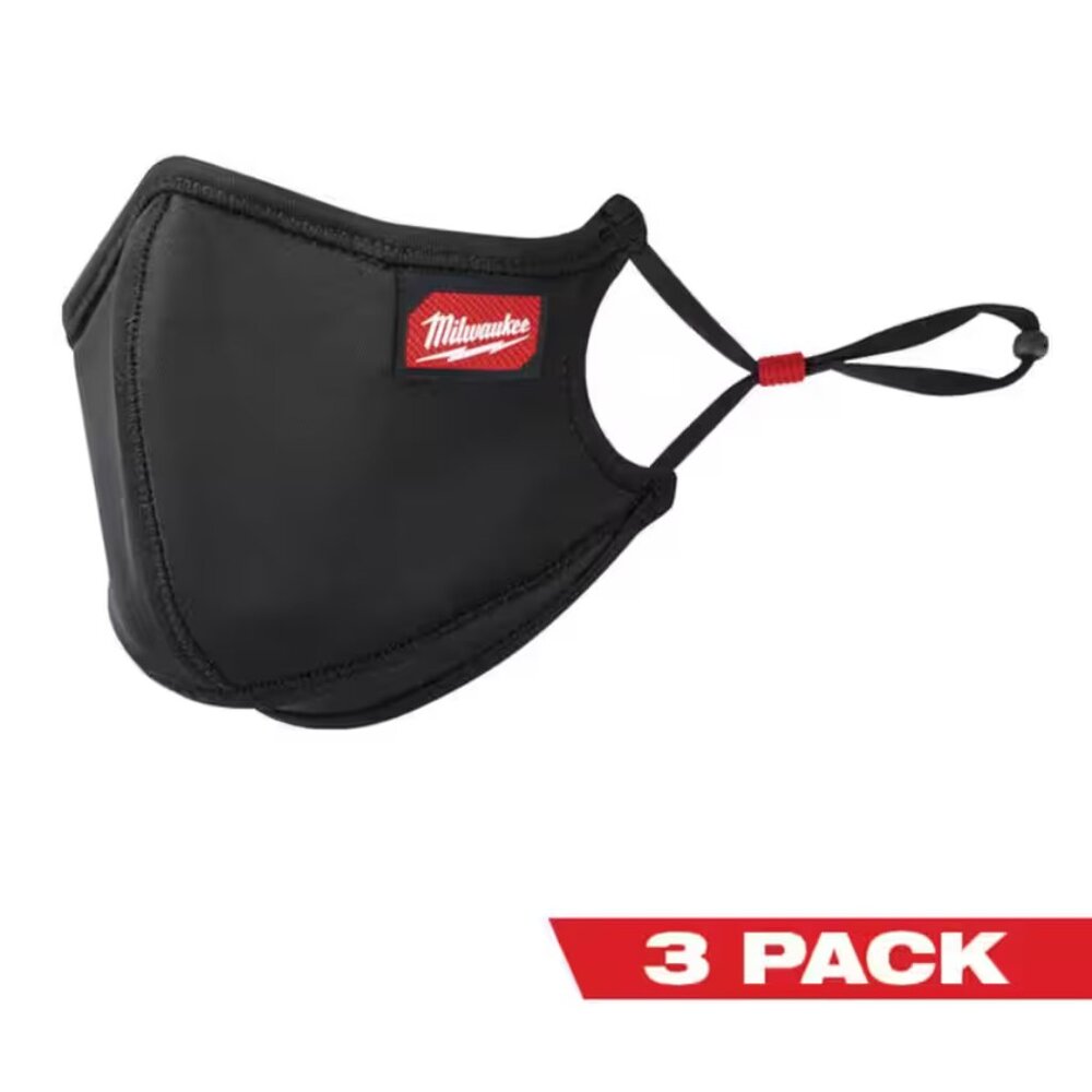 Milwaukee 3 Layer Performance Mask 3-Pack